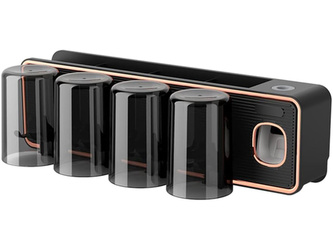 Závěsný Organizér na Zubní Kartáčky s Dávkovačem Zubní Pasty