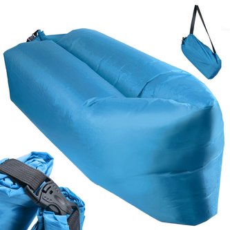 Nafukovací vak LAZY BAG Sofa 230x70 cm modrá