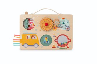 Lilliputiens - dřevěný panel s aktivitami - dobrodružství na cestách Lilliputiens - dřevěný panel s aktivitami - dobrodružství na cestách