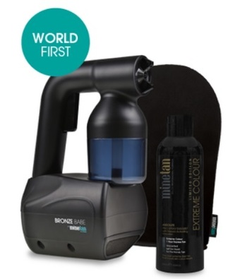 Minetan Samoopalovací pistole Bronze Babe Samoopalovací pistole Bronze Babe - Varianta Black Set unisex