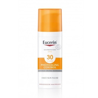 Eucerin Emulze na opalování proti vráskám Photoaging Control SPF 30 (Sun Fluid) 50 ml unisex