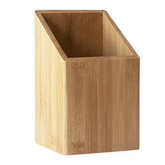 Nádoba Pebbly, NBA203,  na kuchyňské náčiní , bambus, 11 x 11 x 18 cm