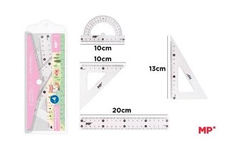 Zestaw geometryczny 4 części w etui