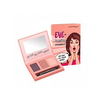 Misslyn Paletka tří očních stínů Eye-Mazing (Eyeshadow Set) 3 x 0,7 g Odstín Hnědošedé woman