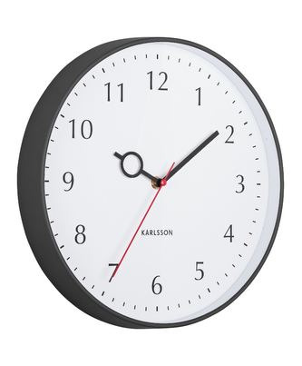 Designové nástěnné hodiny 5992BK Karlsson 30cm