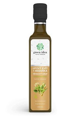 Sirup Třtinový Lipový květ+meduňka TOPVET 250ml