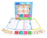 Dřevěná sada razítek Prasátko Peppa