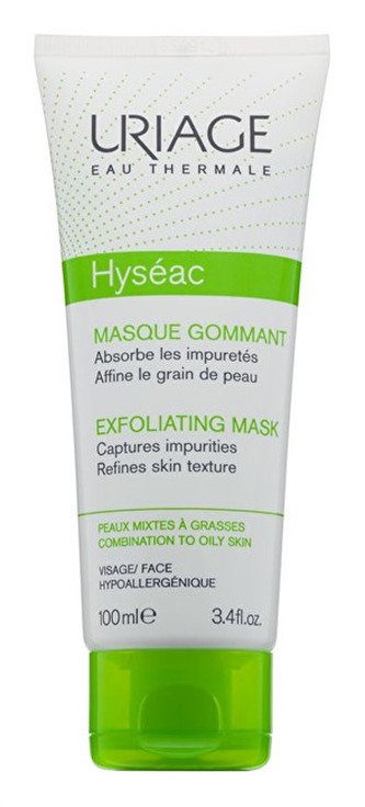 Uriage Peelingová maska pro smíšenou a mastnou pleť Hyséac (Exfoliating Mask) 100 ml unisex