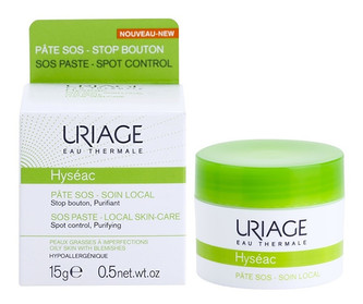 Uriage Lokální péče na noc proti nedokonalostem aknózní pleti Hyséac (SOS Paste Local Skin-Care) 15 ml unisex