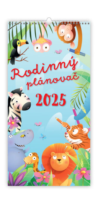 Rodinný plánovač 2025 - nástěnný kalendář