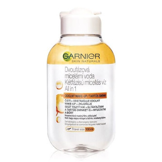 Garnier Dvoufázová micelární voda na odolný make-up Skin Naturals (Micellar Cleansing Water In Oil) Dvoufázová micelární voda na odolný make-up Skin Naturals (Micellar Cleansing Water In Oil) - Objem 100 ml woman