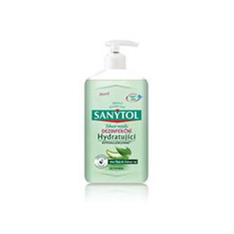 Sanytol Hydratující dezinfekční mýdlo Aloe Vera & Zelený čaj 250 ml unisex