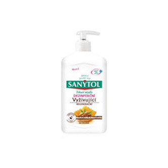 Sanytol Vyživující dezinfekční mýdlo Mandlové mléko & mateří kašička 250 ml unisex