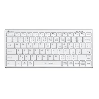 A4tech FBX51C, bezdrátová kancelářská nízkoprofilová klávesnice, CZ, bílá A4tech FBX51C, bezdrátová kancelářská nízkoprofilová klávesnice, CZ, bílá