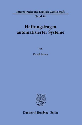 Haftungsfragen automatisierter Systeme.
