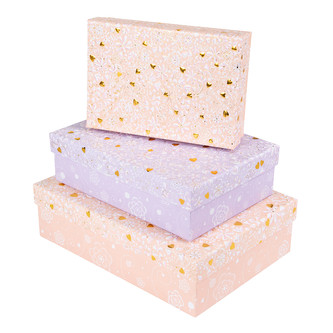 Sada dárkových krabic 3 KS  Finamente 85036 GOLDBUCH