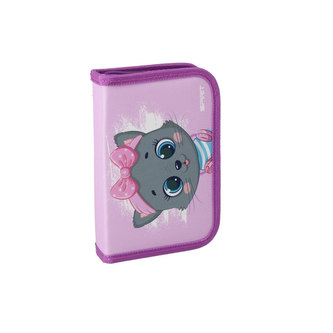 Penál 1-patrový/2 klopy/plný SPIRIT - Kitty