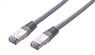 C-TECH kabel patchcord Cat5e, FTP, šedý, 2m