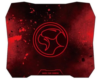 Marvo GM90 herní podložka pod myš, 290 x 240 x 3 mm, černo-červená