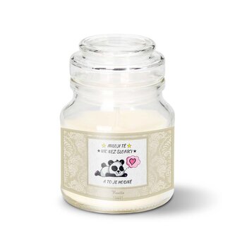 Svíčka Miluji tě víc než šlofíky: 120 g