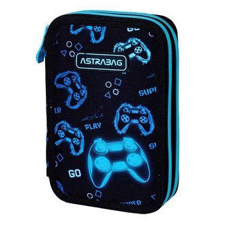 Piórnik podwójny bez wyp Astrabag Go Playing ASTRA