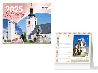 Katolický kalendář 2025 - stolní kalendář