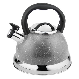 HOME ELEMENTS-HR Varná nerezová konvice 3,5 l, barva šedá