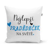 Polštář Nejlepší pradědeček na světě: 40x40 cm