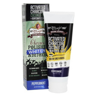 Ostatní My Magic Mud bělicí zubní pasta s aktivním uhlím máta peprná Activated Charcoal 113 g unisex