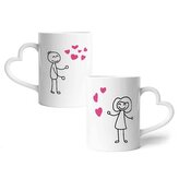 Hrnky On a ona: 2ks 330ml