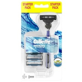Gillette Holicí strojek + 3 hlavice Mach3 Start man