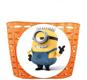 koš dětský Bike Fashion Minion oranžový