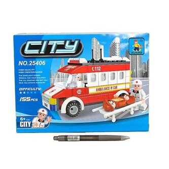 stavebnice - sanitka 155 dílků