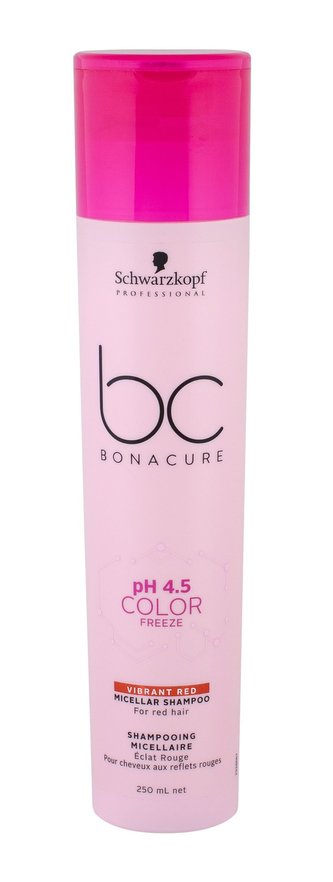 Schwarzkopf Professional Micelární šampon pro červené odstíny vlasů pH 4,5 BC Bonacure Color Freeze (Micellar Shampoo Vibrant Red) Micelární šampon pro červené odstíny vlasů pH 4,5 BC Bonacure Color Freeze (Micellar Shampoo Vibrant Red) - Objem 250 ml wom