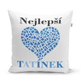 Polštář Nejlepší tatínek: 40x40 cm