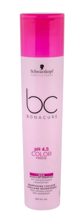 Schwarzkopf Professional Micelární šampon na barvené vlasy pH 4.5 BC Bonacure (Color Freeze Shampoo) Micelární šampon na barvené vlasy pH 4.5 BC Bonacure (Color Freeze Shampoo) - Objem 250 ml woman