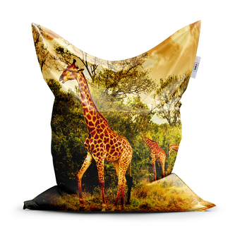 Sedací vak Žirafy: 150x100 cm