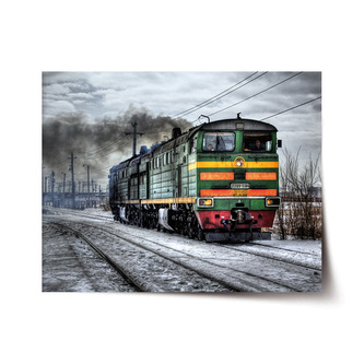 Plakát Lokomotiva: 120x80 cm