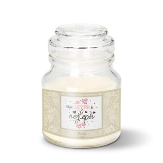 Svíčka Moje dcera je nejlepší: 120 g