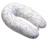 Baby Nellys Kojící polštář/relaxační poduška, PES kuličky, Jeřabina, bílá