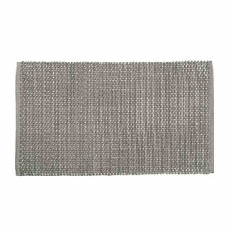 KELA Koupelnová předložka Miu směs bavlna/polyester kámen šedá 80,0x50,0x1,0cm