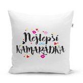 Polštář Nejlepší kamarádka: 40x40 cm