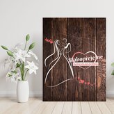 Dárková cedulka Blahopřejeme novomanželům: 30x40 cm