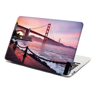 Samolepka na notebook Golden Gate: 38x26 cm