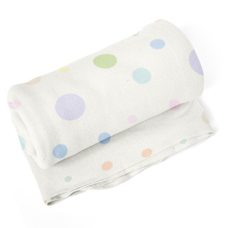 Deka Tříbarevné puntíky: 190x140 cm