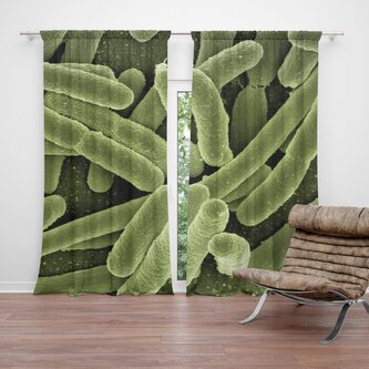 Závěs Bakterie: 2ks 140x250cm