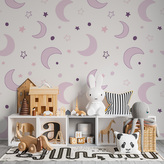 Tapeta Fialové měsíčky: 125x75 cm