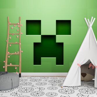 Tapeta Green Blocks: 208x125 cm Tapeta Green Blocks: 208x125 cm