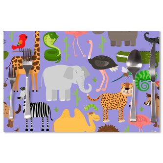 Prostírání Animované safari: 40x30cm
