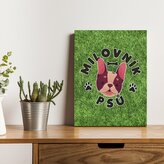 Dárková cedulka Milovník psů: 30x40 cm